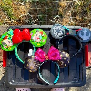 Three Disney Headbands in like new condition